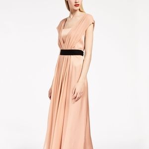 MaxMara Carice Peach Goddess Gown